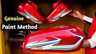 How to Make Honda CG 125 Genuine Fuel Tank  Pak Bike Repairing [upl. by Nauj]