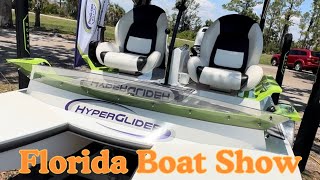 2023 Port Charlotte Boat Show ProGlider HyperGlider Pioneer Boat Big Toy Florida Boat Show [upl. by Shanon]