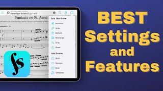 Make Sure You Use these SETTINGS and FEATURES – forScore [upl. by Kienan]