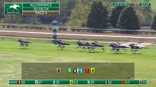 Keeneland Carrera 4  18 de Octubre 2024 [upl. by Retsevlis]