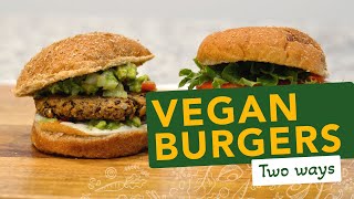 Easy High Protein Black Bean Vegan Burger Recipe [upl. by Zackariah766]