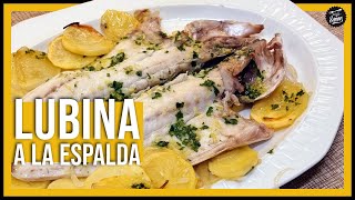 😋 LUBINA A LA ESPALDA 🐟 ¡En 12 MINUTOS ✅ DESCUBRE lo jugosa que te saldrá [upl. by Kirchner]