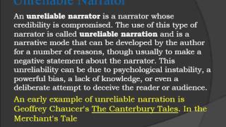 Unreliable Narrator [upl. by Palmer]