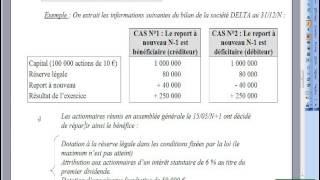 251 Répartition des bénéfices dune société [upl. by Eutnoj878]