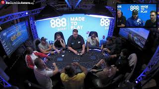 High Stakes Cash Game 888poker LIVE Coventry l 18 [upl. by Lolly]