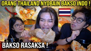 ORANG THAILAND NYOBAIN BAKSO RASAKSA INDONESIA [upl. by Artined]