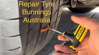 Tyre Repair Kit Australia  Puncture Repair Bunnings  Stanley [upl. by Schwerin]