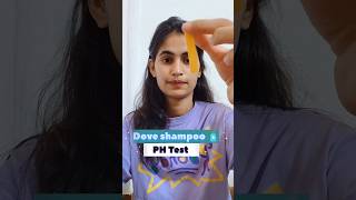 Dove shampoo pH testphtesting haircare shorts [upl. by Nospmis168]