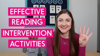 4 Components of Effective Reading Intervention for Struggling Readers in K2 [upl. by Addi734]