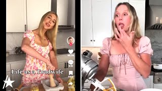 TikTok Tradwife Gretchen Adler REACTS To ‘SNL’s’ Viral Parody Of Her [upl. by Salvadore642]