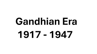 Gandhian Era 19171947  Important Concepts  JKSSB  UPSC  JKPSC [upl. by Toll341]