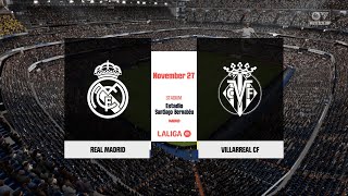 REAL MADRID vs VILLARREAL CF I LALIGA I 17122023 I EA SPORTS FC™ 24 I SIMULATION [upl. by Llednohs15]