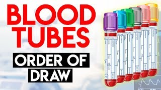 Order of Draw and Additives  Blood Collection [upl. by Sherj]