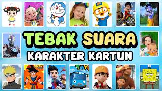 TEBAK SUARA KARAKTER KARTUN ejen ali upin dan ipin doraemon pororo dragon ball narutoultraman [upl. by Eural]