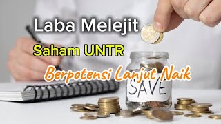 Laporan q 3 bagus Saham UNTR berpotensi lanjut naik [upl. by Washko]