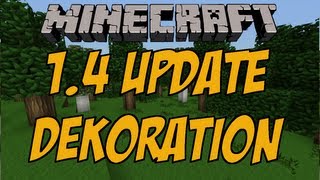 14 Minecraft Update DEUTSCH  Dekoration Bilderrahmen und Blumetöpfe [upl. by Oibesue307]