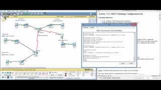 CCNA routing activity 752 challenge rip v2 configuration Packet tracer labs [upl. by Bachman]