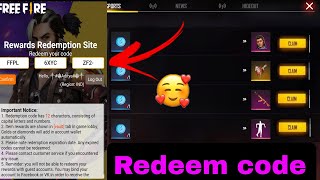 Free fire redeem code  500k live watching reward  Settingfortech redeemcode [upl. by Debbra839]