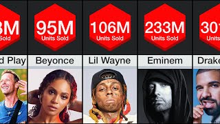 Comparison Best Selling Music Artists [upl. by Nosemyaj768]