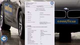 Goodyear EfficientGrip Performance Islak Zeminde Frenleme Testi [upl. by Asinet506]