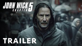 John Wick Chapter 5  Teaser Trailer  Keanu Reeves Robert De Niro [upl. by Ire]