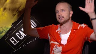 Aaron Paul Talks BREAKING BAD Movie EL CAMINO [upl. by Lisk627]