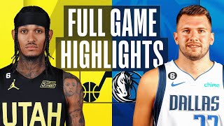 JAZZ at MAVERICKS  NBA FULL GAME HIGHLIGHTS  November 2 2022 [upl. by Akimak]