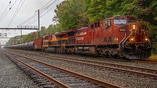 CP 8548 leads CSX B119 west by CP TL [upl. by Babara]