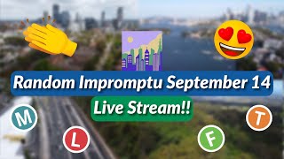 Random Impromptu September 14 Live Stream [upl. by Slack494]