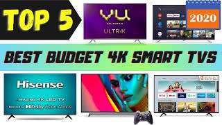 Top 5 Best Budget 43 Inches 4k Android Smart TVs 2020  UNDER 30K  Best 43quot 4K TVs India [upl. by Eiznekcm]