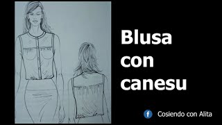 Tutorial  Blusa con canesu [upl. by Adnema822]