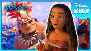 🌊 Moana  Movies in 60 Seconds  Disney Kids [upl. by Alexei]