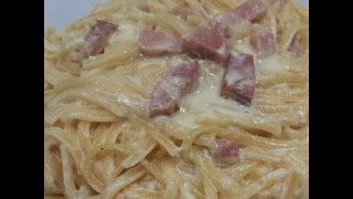 Tallarines carbonara en olla GM G [upl. by Shetrit]