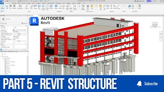 REVIT STRUCTURE  BANGUNAN GEDUNG  PART 5 bim revit revitstructure revitarchitecture revitmep [upl. by Nicol]