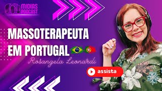 Massoterapeuta em Portugal com Rosangela Leonardi [upl. by Marieann628]