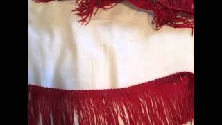 How to make a playsuit from a fringe dress  Ballroom and Latin costumes [upl. by Delmore]