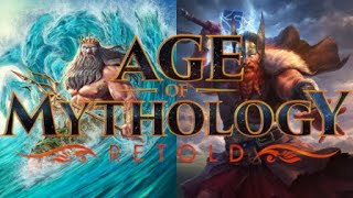 Old Patch State Poseidon vs NyanRacingCat Thor  Age of Mythology Replay [upl. by Dorca]