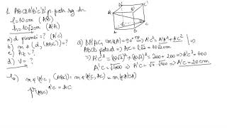 Problema calcul prisma patrulatera [upl. by Uy]