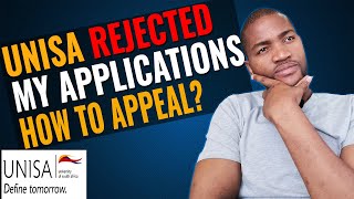 How to appeal at UNISA for 2023 after rejection  UNISA online admissions [upl. by Oliva]