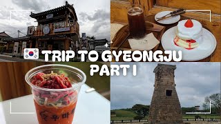 Gyeongju Vlog 🧳Tasting Local Delights 😋 Fun Activities amp Hidden Cafes 🏞 P1️⃣ [upl. by Olnee]