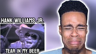 Hank Williams Jr  Tear In My Beer  FIRST TIME REACTION [upl. by Enitsed113]