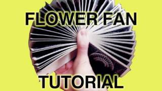 Card Flourishes  FLOWER FAN TUTORIAL [upl. by Charleton338]