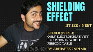 PBlock Trick1  Only Electronegativity exception in whole Periodic Table  Shielding Effect [upl. by Alexandr]