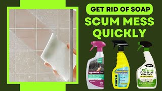 Best Soap Scum Remover For Glass Shower Doors  Clean Like A Pro [upl. by Manny]