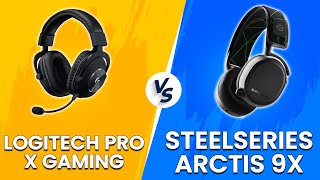 Logitech Pro X Gaming vs SteelSeries Arctis 9X  Which Gaming Headset Is Right For You [upl. by Etoile]