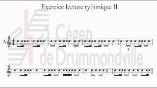 Exercice lecture Rythmique 2Amov [upl. by Dianne]