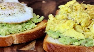 receta desayuno con huevo  desayuno facil y rapido con aguacate [upl. by Namar]