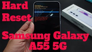 How to Hard Reset Samsung Galaxy A55 5G [upl. by Tiedeman]