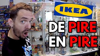 LES VITRINES IKEA DETOLF POUR LA COLLECTION  DE PIRE EN PIRE [upl. by Barbie852]