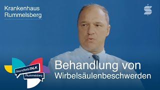 Wirbelsäulenbeschwerden konservativ behandeln  GesundheitsTALK Rummelsberg [upl. by Aenit330]